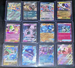 Pokemon V, EX, GX Holo Rare LOT 12 Card Lot Swsh Sv Mewtwo Rayquaza Latias NM - Image 1