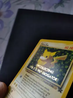 Pokemon Pikachu # 1 LPP Collecting Stamp WOTC Black Star Promo Card - Image 2