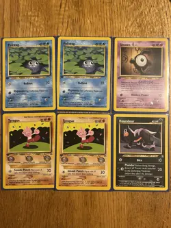 Pokemon TCG First Edition Houndour Neo Discovery Card Lot Of 19 - Image 1