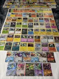 257x Pokemon Card Lot 50+ Full Art And Rare Holos EX XY V 1st Pikachu Kangaskhan - Image 1