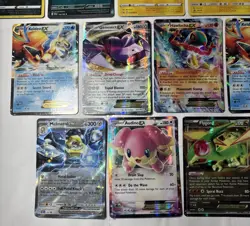 257x Pokemon Card Lot 50+ Full Art And Rare Holos EX XY V 1st Pikachu Kangaskhan - Image 4
