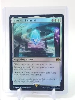 THE WIND CRYSTAL 2025 MAGIC THE GATHERING FINAL FANTASY RARE Q1300 - Image 1