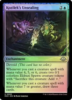 Kozilek's Unsealing FOIL - 0065 Modern Horizons 3 MH3 MTG - Image 1