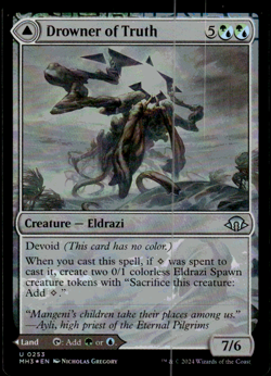 Drowner of Truth / Drowned Jungle x1 1x FOIL Modern Horizons 3 NM MTG - Image 1