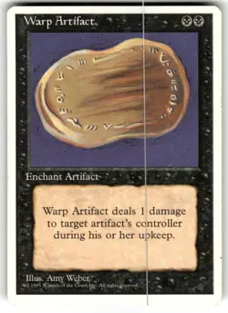 Warp Artifact MTG Core Set 4th Edition Regular MTG LP - Image 1