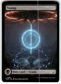 Swamp (0287) March of the Machine Regular MTG NM - Image 1