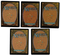 MTG ASSORTED MISCUT ERROR LOT OF 5 LP FALLEN EMPIRES ODYSSEY THEROS COMMANDER - Image 2