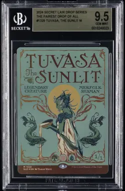 2024 SECRET LAIR DROP THE FAIREST DROP OF ALL TUVASA THE SUNLIT 1/1 BGS 9.5 - Image 1