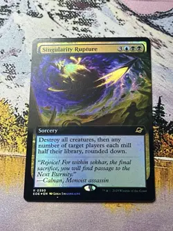 MTG #0350 Singularity Rupture - Extended Art foil (EOE) - Image 1