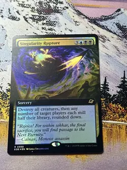 MTG #0350 Singularity Rupture - Extended Art foil (EOE) - Image 3
