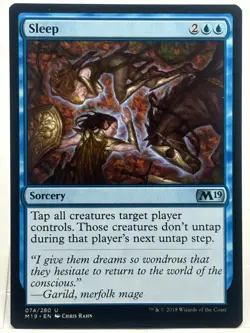 Sleep NM/M* Core Set 2019 M19 074/280 ENGLISH mtg -UnltdCards - Image 1