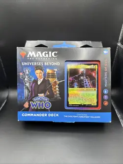 Magic The Gathering Universes Beyond: Doctor Who Masters Of Evil Commander Deck - Image 1
