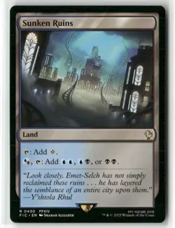 Sunken Ruins 430 NM MTG FINAL FANTASY Commander Magic - Image 1