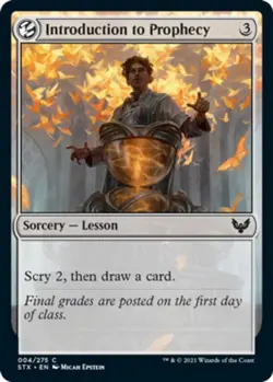 4x Introduction to Prophecy - Foil MTG Strixhaven: School of Mages NM Magic Foil - Image 1