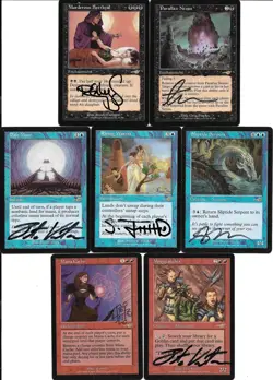 Near-Complete M:tG NEMESIS Set - 40 RARES! - 59 SIGNED by 23 Different Artists!! - Image 2