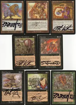Near-Complete MTG URZA'S DESTINY Set - 35 RARES - 63 SIGNED by 22 Artists! - Image 1