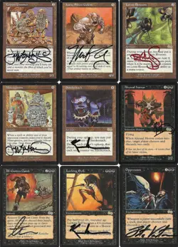 Near-Complete MTG M:tG URZA'S SAGA Set - 83 RARES! - 172 SIGNED by 33 Artists! - Image 1