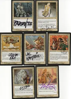 Near-Complete MTG M:tG URZA'S SAGA Set - 83 RARES! - 172 SIGNED by 33 Artists! - Image 5