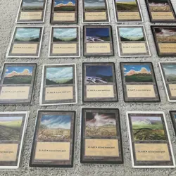 Lot of (35) 1995 Rare Plains Land MTG Cards Magic The Gathering - Image 4