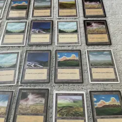 Lot of (35) 1995 Rare Plains Land MTG Cards Magic The Gathering - Image 5