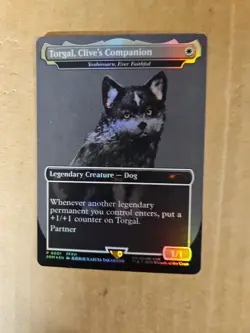 MTG Torgal, Clive's Companion Foil Borderless - MagicCon Promo 2025 NM - Image 1