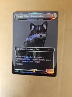 MTG Torgal, Clive's Companion Foil Borderless - MagicCon Promo 2025 NM - Image 2