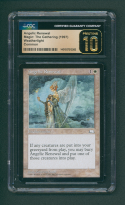 Angelic Renewal 1997 Weatherlight MTG Magic The Gathering CGC 10 Pristine 10 - Image 1
