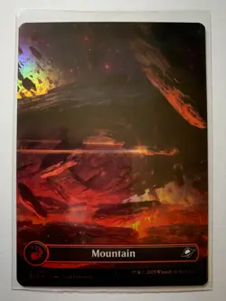 Mountain (0265) (Borderless Foil) - Edge of Eternities (EOE) - Image 1
