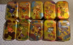 Pokemon TCG Scarlet and Violet 151 Mini Tins Complete Set New Factory Sealed Lot - Image 1