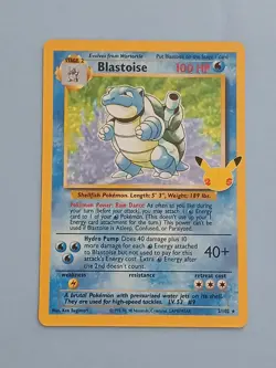 Pokemon Celebrations Blastoise 2/102 Classic Collection Holo - Image 1