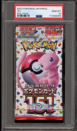 Pokemon 151 sv2a Japanese Authentic Sealed Booster Pack PSA 10 Gem Mint - Image 1