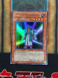 Yugioh Samurai Sword Baron WC10-EN001 Ultra Rare NM - Image 1