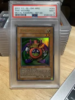 Yugioh Time Wizard Mrd-065 1st Psa 9 - Image 1