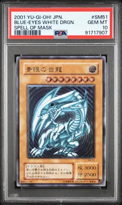 PSA 10 Blue-Eyes White Dragon SM-51 Ultimate Rare Japanese *7907 YUGIOH - Image 1