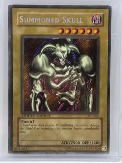 Yu-Gi-Oh! Summoned Skull BPT-002 Secret Rare Lightly Played Vintage - Image 1