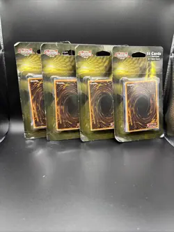 Yu-Gi-Oh TCG 4 Packs of 25 Cards + 1 Foil Card & 1 Rare Card Factory Sealed - Image 1