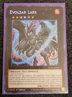 Evolzar Lars DUNE-EN043 1st Edition Secret Rare Near Mint Yu-Gi-Oh! - Image 1