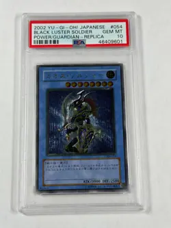 PSA 10 Black Luster Soldier 304-054 Ultimate Rare Japanese Relief *9601 YUGIOH - Image 1