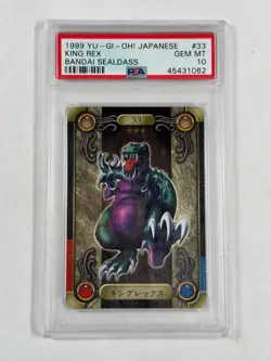 PSA 10 1999 Bandai Sealdass King Rex #33 Japanese *1062 YUGIOH - Image 1