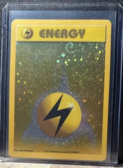 Pokemon 2002 WOTC League Promos Lightning Energy Holo Card - Image 1