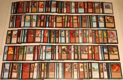 Vintage 1997 MTG Magic the Gathering Mirage 1000 Card Collection Lot - Image 5