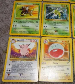 POKEMON CARDS JUNGLE NEAR COMPLETE NON-HOLO SET 40 of 48 CARDS 1999 - Image 2