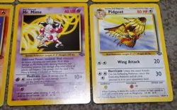POKEMON CARDS JUNGLE NEAR COMPLETE NON-HOLO SET 40 of 48 CARDS 1999 - Image 3
