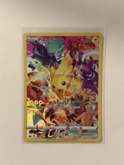 Pokemon Pikachu TCG Full Art Secret Rare Holo Card 160/159 Crown Zenith - Image 1