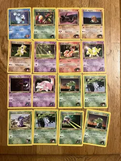 Pokemon TCG First Edition Gym Challenges Card Lot Of 38 - Image 1