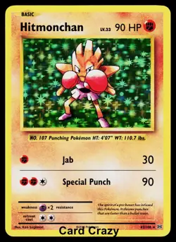 Hitmonchan 62/108 - Evolutions - Holo Rare Pokemon Card - Near Mint (NM) - Image 1