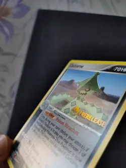 Pokemon Cacturne Prerelease Stamp Promo Ex Power Keepers Set 27/108 Card - Image 2