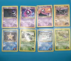 Pokemon Gym Challenge Lot LP-NM No Duplicates! Vintage WOTC 8 Cards - Image 1