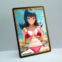 SABRINA Waifu Anime Card LIMITED 1/1 Custom TCG Holo Goddess Story ACG T11723 - Image 2