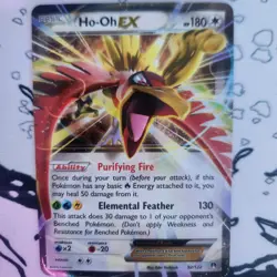 Ho-Oh ex 92/122 Breakpoint Pokemon Card TCG Ultra Rare Holo NM-M - Image 1